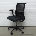 Steelcase Think Black Adjustable Ergonomic Task Chair w Arms